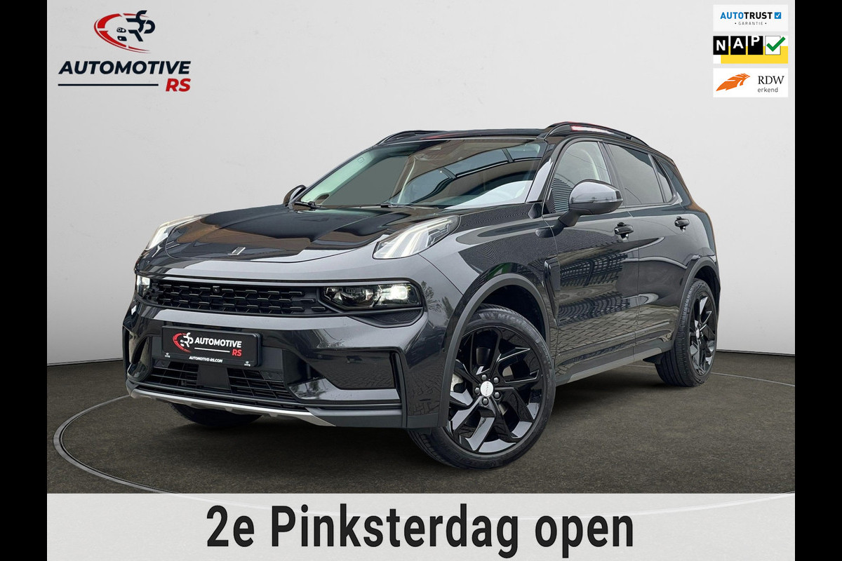Lynk & Co RS Shadow Edition 01 1.5 262PK Pano 360 Camera Navi Adapt cruise 262PK Elekr. Achterklep Trekhaak Lynk & Co RS Shadow Edition 01 1.5 262PK Pano 360 Camera Navi Adapt cruise 262PK Elekr. Achterklep Trekhaak