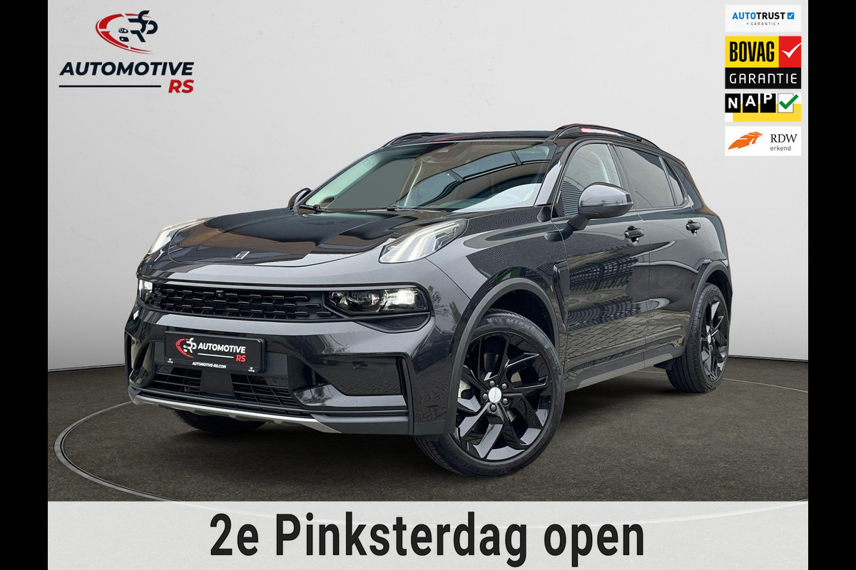 Lynk & Co RS Shadow Edition 01 1.5 262PK Trekhaak Pano 360° Navi Adapt cruise 262PK Elekr. Achterklep Lynk & Co RS Shadow Edition 01 1.5 262PK Trekhaak Pano 360° Navi Adapt cruise 262PK Elekr. Achterklep