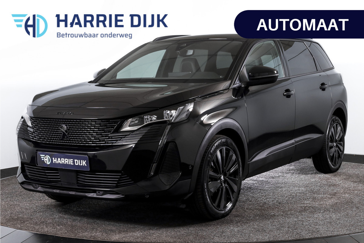 Peugeot 5008 1.2 PureTech 130 PK GT Black Pack - 7 Pers. - Automaat | Dig. Cockpit | Adapt. Cruise | Stoelverw. | PDC | Camera | NAV + App. Connect | ECC | Elek. Klep | LM 19" | 2159
