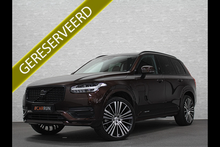 Volvo XC90 T8 390pk AWD Recharge | 360 View | ACC | Pilot-Assist | Full-LED | Keyless-Entry | 12 mnd. Bovag Garantie | Leder | Memory | Stuurverwarming | Stoelverwarming | Zwarte Hemel | Zonwering | Getint Glas | Standkachel | Carplay |