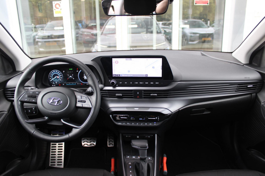 Hyundai Bayon 1.0 T-GDI 100PK AUTOMAAT PREMIUM | ACHTERUITRIJ CAMERA | CLIMATE CONTROL | SFEER VERLICHTING | LED KOPLAMPEN | BOSE AUDIO | STOEL/STUUR VERWARMING | DODEHOEK DETECTIE | KEYLESS ENTRY/START | PARKEERSENSOREN VOOR EN ACHER | APPLE CARPLAY/ANDROID AUTO | DRAADLOZE TEEFOONLADER |