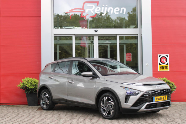Hyundai Bayon 1.0 T-GDI 100PK AUTOMAAT PREMIUM | ACHTERUITRIJ CAMERA | CLIMATE CONTROL | SFEER VERLICHTING | LED KOPLAMPEN | BOSE AUDIO | STOEL/STUUR VERWARMING | DODEHOEK DETECTIE | KEYLESS ENTRY/START | PARKEERSENSOREN VOOR EN ACHER | APPLE CARPLAY/ANDROID AUTO | DRAADLOZE TEEFOONLADER |