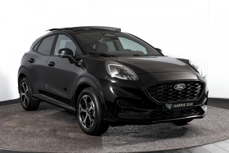 Ford Puma 1.0 EcoBoost 125 PK Hybrid ST-Line - Automaat (Nieuw model) | S/K-Panodak | Afn. Trekhaak | Dig. Cockpit | Adapt. Cruise | Winterpakket | 360 Camera | NAV+App. connect | ECC | Elek. Klep | LM 17" | 7511