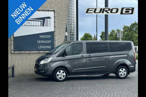 Ford Transit Custom 310 2.0 TDCI L2H1 Limited DC*HAAK*LEER*2x SCHUIF