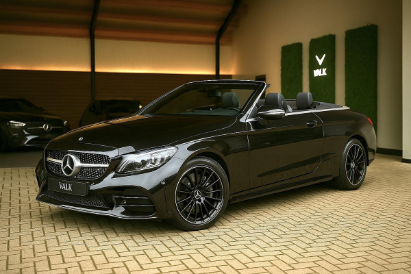 Mercedes-Benz C-Klasse Cabrio 180 Premium Plus AMG Styling - Night Edition - Airscarf - Leer - Camera - Stoelverwarming -