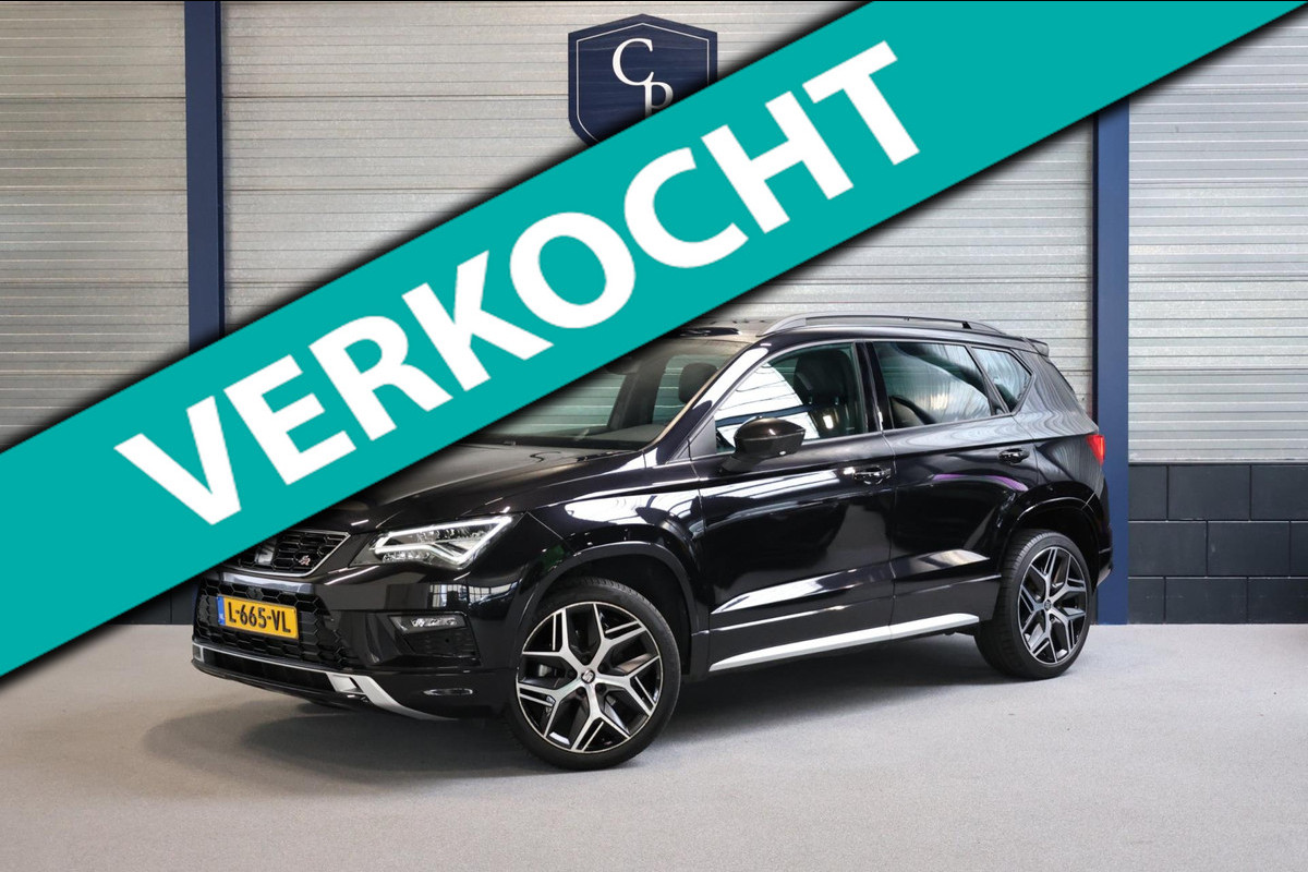 Seat Ateca 1.4 EcoTSI FR LED/VIRTUAL/SFEER/HALF LEER+ALCANTARA/360/CAM/19''LMV/CRUISE/ECC/12 MDN GARANTIE! Seat Ateca 1.4 EcoTSI FR LED/VIRTUAL/SFEER/HALF LEER+ALCANTARA/360/CAM/19''LMV/CRUISE/ECC/12 MDN GARANTIE!
