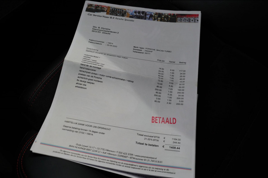 Porsche Macan 3.6 Turbo Performance Package | 440pk | PASM | Glazen Pano | Sport Chrono | Carbon Interieur
