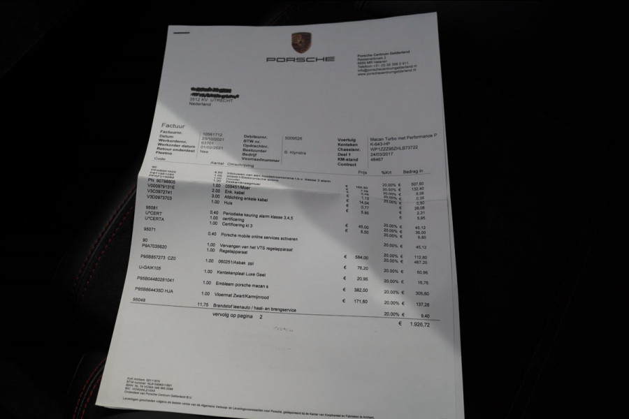 Porsche Macan 3.6 Turbo Performance Package | 440pk | PASM | Glazen Pano | Sport Chrono | Carbon Interieur