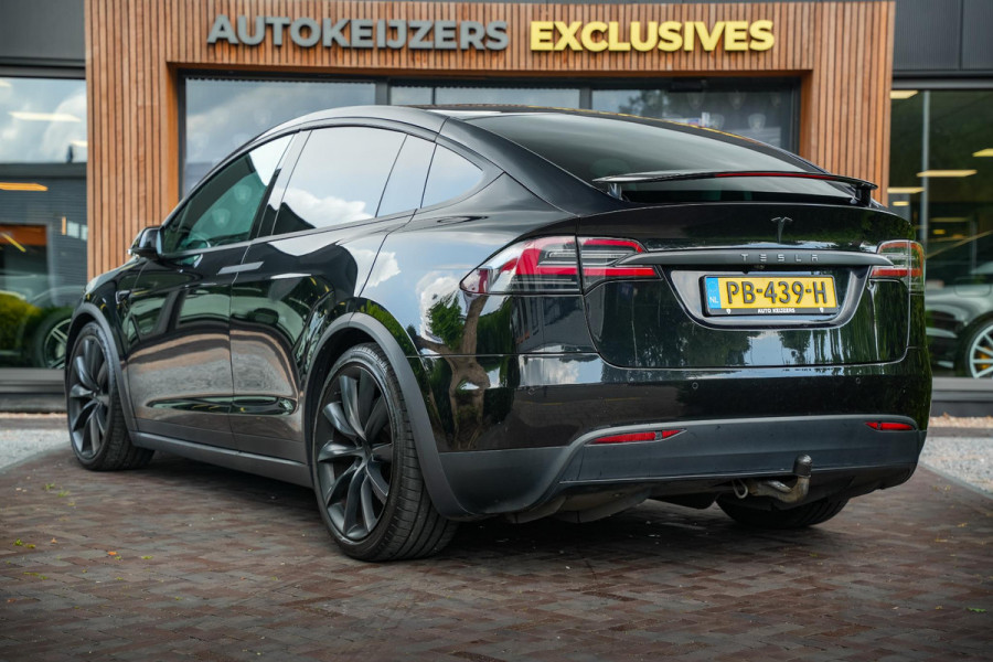 Tesla Model X 100D 6p. Autopilot Leer Alcantara Carbon Camera Trekhaak 22”LM