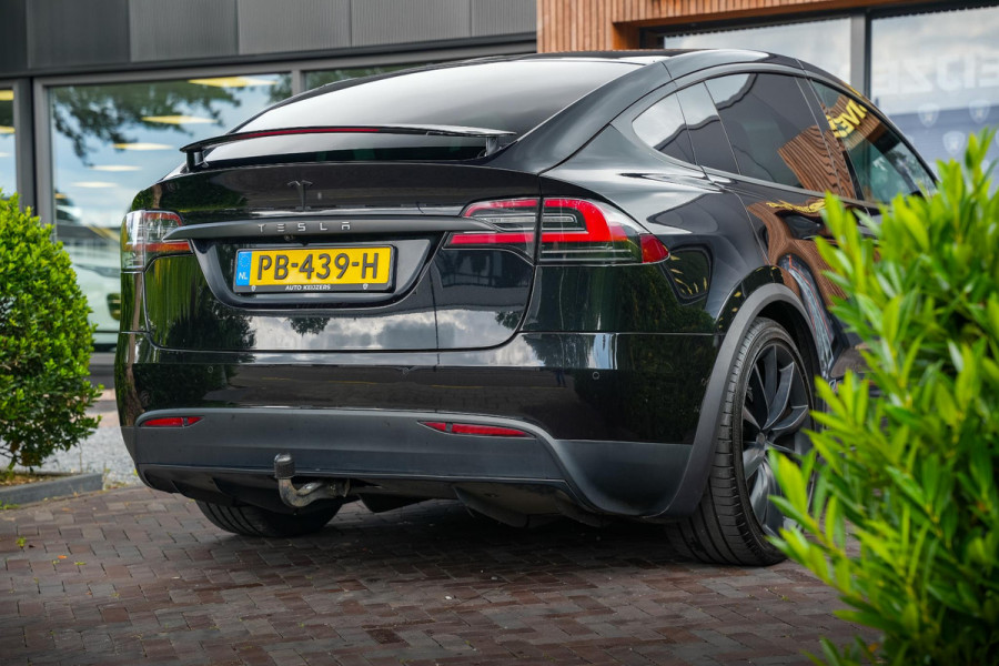 Tesla Model X 100D 6p. Autopilot Leer Alcantara Carbon Camera Trekhaak 22”LM