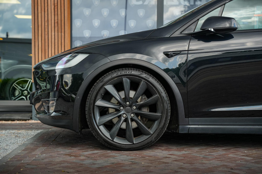 Tesla Model X 100D 6p. Autopilot Leer Alcantara Carbon Camera Trekhaak 22”LM