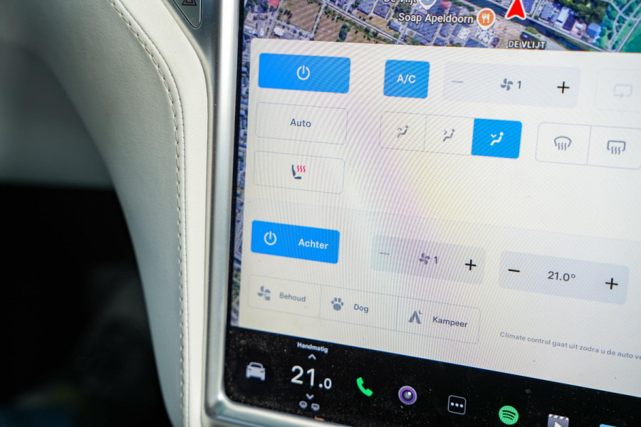 Tesla Model X 100D 6p. Autopilot Leer Alcantara Carbon Camera Trekhaak 22”LM