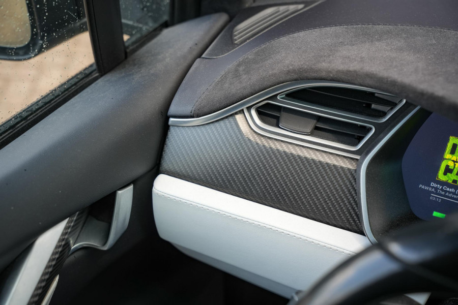 Tesla Model X 100D 6p. Autopilot Leer Alcantara Carbon Camera Trekhaak 22”LM