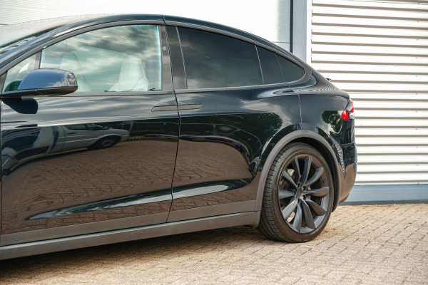 Tesla Model X 100D 6p. Autopilot Leer Alcantara Carbon Camera Trekhaak 22”LM