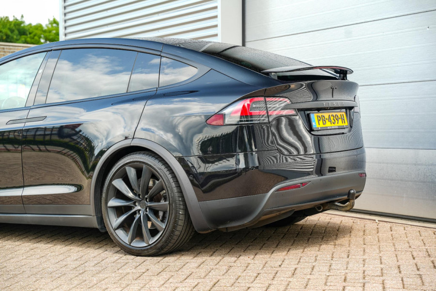 Tesla Model X 100D 6p. Autopilot Leer Alcantara Carbon Camera Trekhaak 22”LM