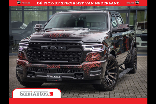 Dodge Ram COBRA EDITION | All-In Prijs | 1500 Limited Night High Output 540HP 706Nm | Massage + Full Option | De Meest Luxe en Volle Pick- Comfortabele Dubbele Cabine met Royale 5 Zitplaatsen | BPM vrij | Nu Leverbaar uit Voorraad | Voorraad Nr 2335 - 5153 |