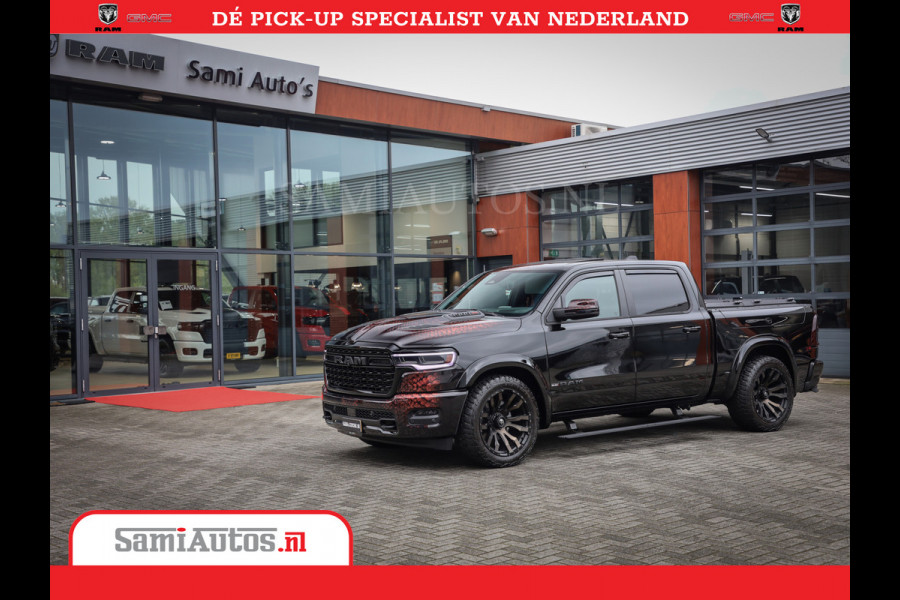 Dodge Ram COBRA EDITION | All-In Prijs | 1500 Limited Night High Output 540HP 706Nm | Massage + Full Option | De Meest Luxe en Volle Pick- Comfortabele Dubbele Cabine met Royale 5 Zitplaatsen | BPM vrij | Nu Leverbaar uit Voorraad | Voorraad Nr 2335 - 5153 |