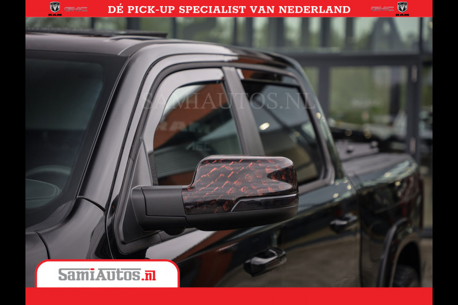 Dodge Ram COBRA EDITION | All-In Prijs | 1500 Limited Night High Output 540HP 706Nm | Massage + Full Option | De Meest Luxe en Volle Pick- Comfortabele Dubbele Cabine met Royale 5 Zitplaatsen | BPM vrij | Nu Leverbaar uit Voorraad | Voorraad Nr 2335 - 5153 |
