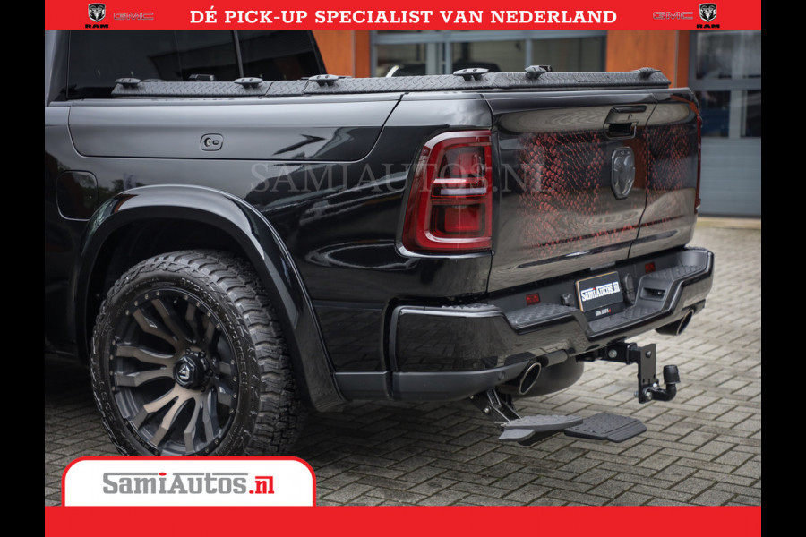 Dodge Ram COBRA EDITION | All-In Prijs | 1500 Limited Night High Output 540HP 706Nm | Massage + Full Option | De Meest Luxe en Volle Pick- Comfortabele Dubbele Cabine met Royale 5 Zitplaatsen | BPM vrij | Nu Leverbaar uit Voorraad | Voorraad Nr 2335 - 5153 |