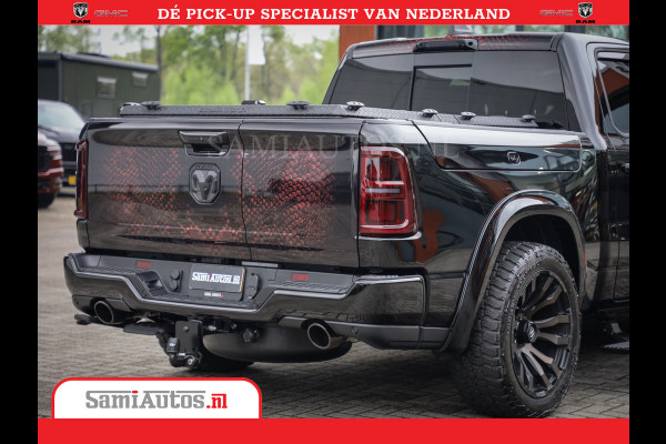 Dodge Ram COBRA EDITION | All-In Prijs | 1500 Limited Night High Output 540HP 706Nm | Massage + Full Option | De Meest Luxe en Volle Pick- Comfortabele Dubbele Cabine met Royale 5 Zitplaatsen | BPM vrij | Nu Leverbaar uit Voorraad | Voorraad Nr 2335 - 5153 |