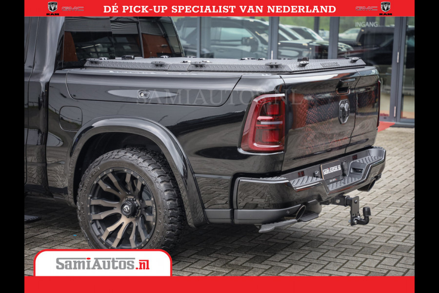 Dodge Ram COBRA EDITION | All-In Prijs | 1500 Limited Night High Output 540HP 706Nm | Massage + Full Option | De Meest Luxe en Volle Pick- Comfortabele Dubbele Cabine met Royale 5 Zitplaatsen | BPM vrij | Nu Leverbaar uit Voorraad | Voorraad Nr 2335 - 5153 |