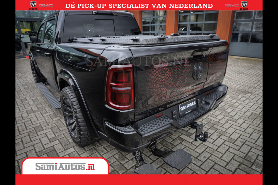 Dodge Ram COBRA EDITION | All-In Prijs | 1500 Limited Night High Output 540HP 706Nm | Massage + Full Option | De Meest Luxe en Volle Pick- Comfortabele Dubbele Cabine met Royale 5 Zitplaatsen | BPM vrij | Nu Leverbaar uit Voorraad | Voorraad Nr 2335 - 5153 |