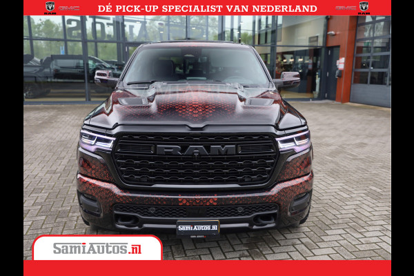 Dodge Ram COBRA EDITION | All-In Prijs | 1500 Limited Night High Output 540HP 706Nm | Massage + Full Option | De Meest Luxe en Volle Pick- Comfortabele Dubbele Cabine met Royale 5 Zitplaatsen | BPM vrij | Nu Leverbaar uit Voorraad | Voorraad Nr 2335 - 5153 |