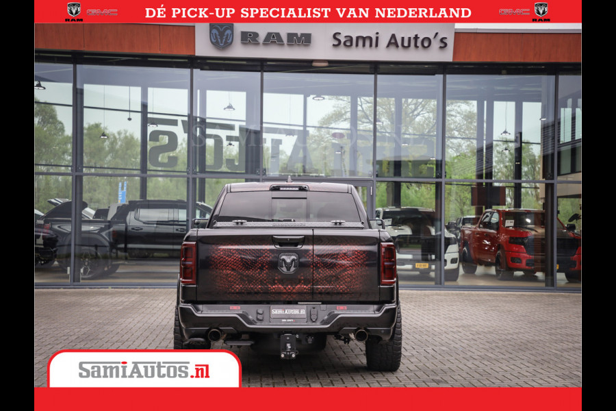 Dodge Ram COBRA EDITION | All-In Prijs | 1500 Limited Night High Output 540HP 706Nm | Massage + Full Option | De Meest Luxe en Volle Pick- Comfortabele Dubbele Cabine met Royale 5 Zitplaatsen | BPM vrij | Nu Leverbaar uit Voorraad | Voorraad Nr 2335 - 5153 |