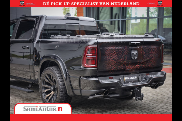 Dodge Ram COBRA EDITION | All-In Prijs | 1500 Limited Night High Output 540HP 706Nm | Massage + Full Option | De Meest Luxe en Volle Pick- Comfortabele Dubbele Cabine met Royale 5 Zitplaatsen | BPM vrij | Nu Leverbaar uit Voorraad | Voorraad Nr 2335 - 5153 |