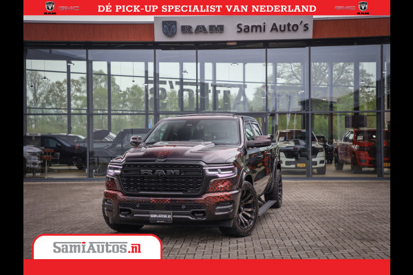 Dodge Ram COBRA EDITION | All-In Prijs | 1500 Limited Night High Output 540HP 706Nm | Massage + Full Option | De Meest Luxe en Volle Pick- Comfortabele Dubbele Cabine met Royale 5 Zitplaatsen | BPM vrij | Nu Leverbaar uit Voorraad | Voorraad Nr 2335 - 5153 |
