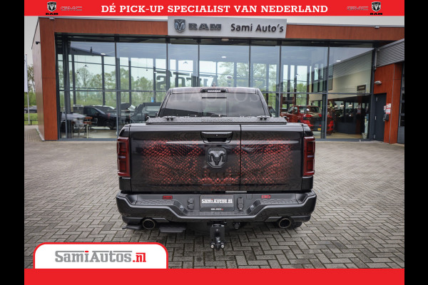 Dodge Ram COBRA EDITION | All-In Prijs | 1500 Limited Night High Output 540HP 706Nm | Massage + Full Option | De Meest Luxe en Volle Pick- Comfortabele Dubbele Cabine met Royale 5 Zitplaatsen | BPM vrij | Nu Leverbaar uit Voorraad | Voorraad Nr 2335 - 5153 |