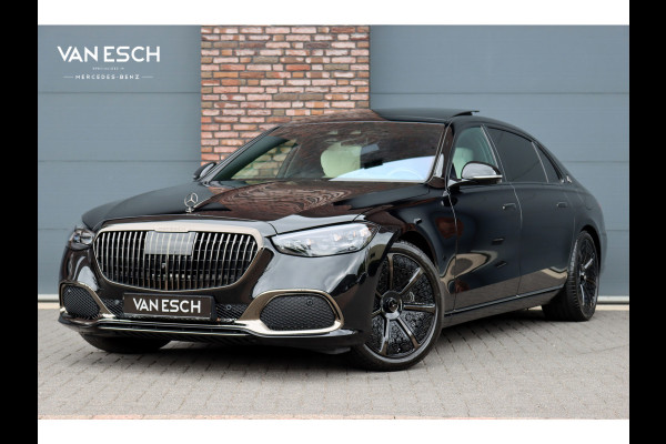 Mercedes-Benz S-Klasse 580 e 4MATIC Maybach Aut9 | 'Night Series' | High End interieurpakket | Luchtvering | Burmester 4D-sound | Vlakkenverwarming | Kuitmassage | Chauffeurspakket | Klaptafels Achter | Entertainment Achter | Panoramadak |