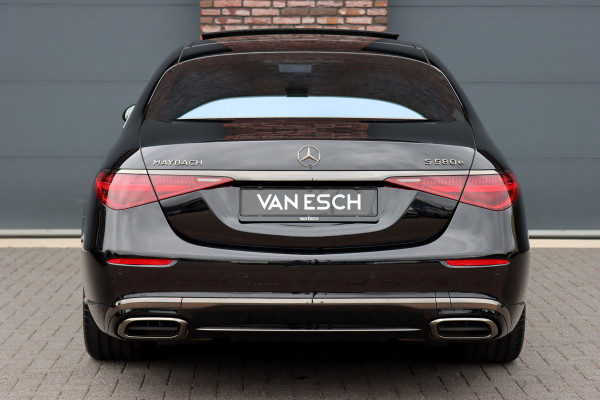 Mercedes-Benz S-Klasse 580 e 4MATIC Maybach Aut9 | 'Night Series' | High End interieurpakket | Luchtvering | Burmester 4D-sound | Vlakkenverwarming | Kuitmassage | Chauffeurspakket | Klaptafels Achter | Entertainment Achter | Panoramadak |