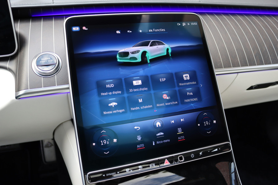 Mercedes-Benz S-Klasse 580 e 4MATIC Maybach Aut9 | 'Night Series' | High End interieurpakket | Luchtvering | Burmester 4D-sound | Vlakkenverwarming | Kuitmassage | Chauffeurspakket | Klaptafels Achter | Entertainment Achter | Panoramadak |