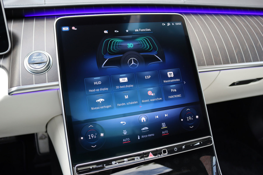 Mercedes-Benz S-Klasse 580 e 4MATIC Maybach Aut9 | 'Night Series' | High End interieurpakket | Luchtvering | Burmester 4D-sound | Vlakkenverwarming | Kuitmassage | Chauffeurspakket | Klaptafels Achter | Entertainment Achter | Panoramadak |
