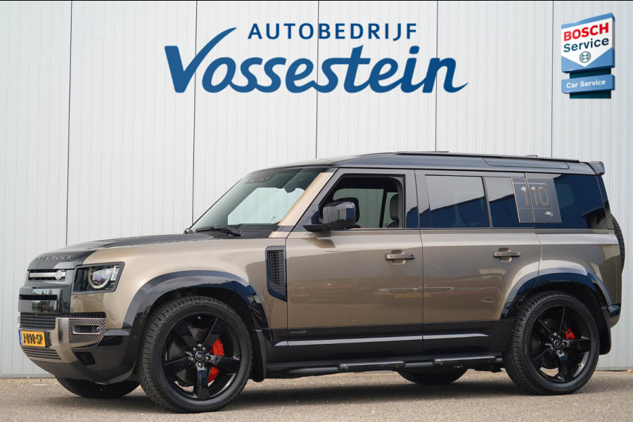 Land Rover Defender 110 3.0 P400 110 X 7-pers. / Milltek / Head-Up / Stoelkoeling / Pano / Trekhaak / Clearsight / Full Options!