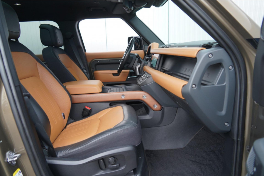 Land Rover Defender 110 3.0 P400 110 X 7-pers. / Milltek / Head-Up / Stoelkoeling / Pano / Trekhaak / Clearsight / Full Options!