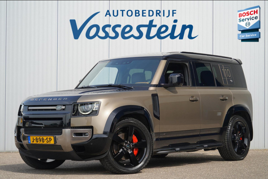 Land Rover Defender 110 3.0 P400 110 X 7-pers. / Milltek / Head-Up / Stoelkoeling / Pano / Trekhaak / Clearsight / Full Options!