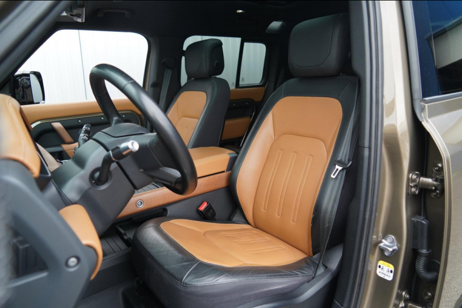 Land Rover Defender 110 3.0 P400 110 X 7-pers. / Milltek / Head-Up / Stoelkoeling / Pano / Trekhaak / Clearsight / Full Options!