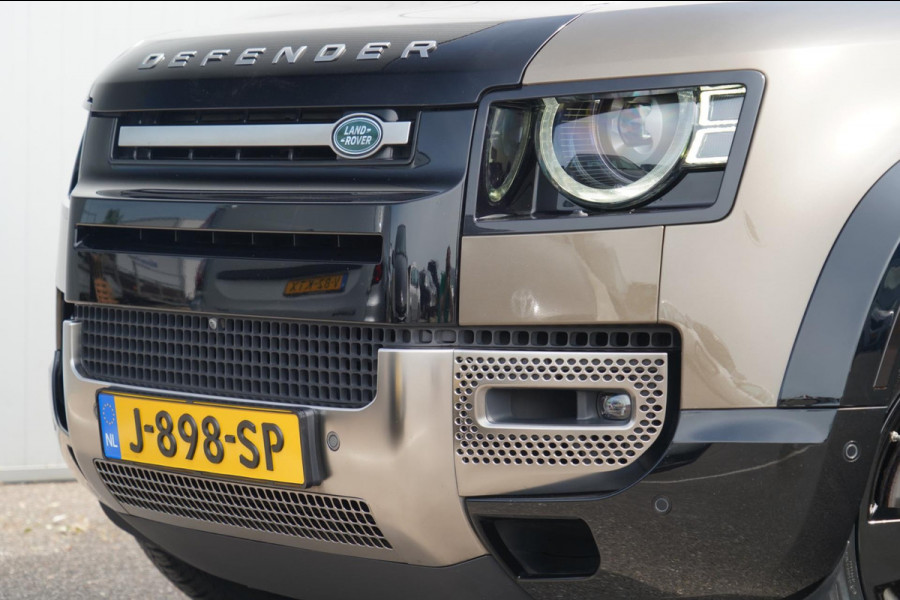 Land Rover Defender 110 3.0 P400 110 X 7-pers. / Milltek / Head-Up / Stoelkoeling / Pano / Trekhaak / Clearsight / Full Options!