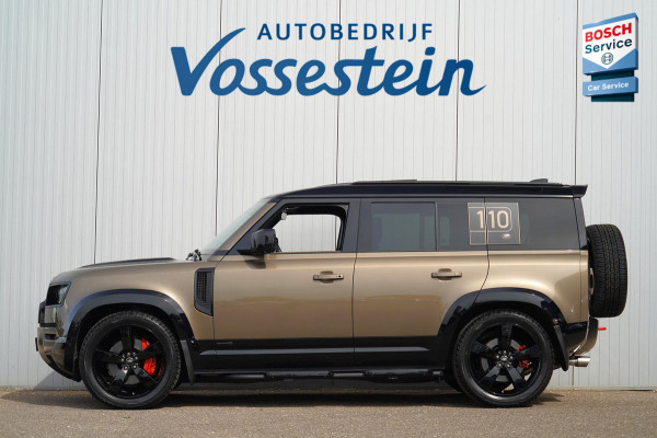 Land Rover Defender 110 3.0 P400 110 X 7-pers. / Milltek / Head-Up / Stoelkoeling / Pano / Trekhaak / Clearsight / Full Options!