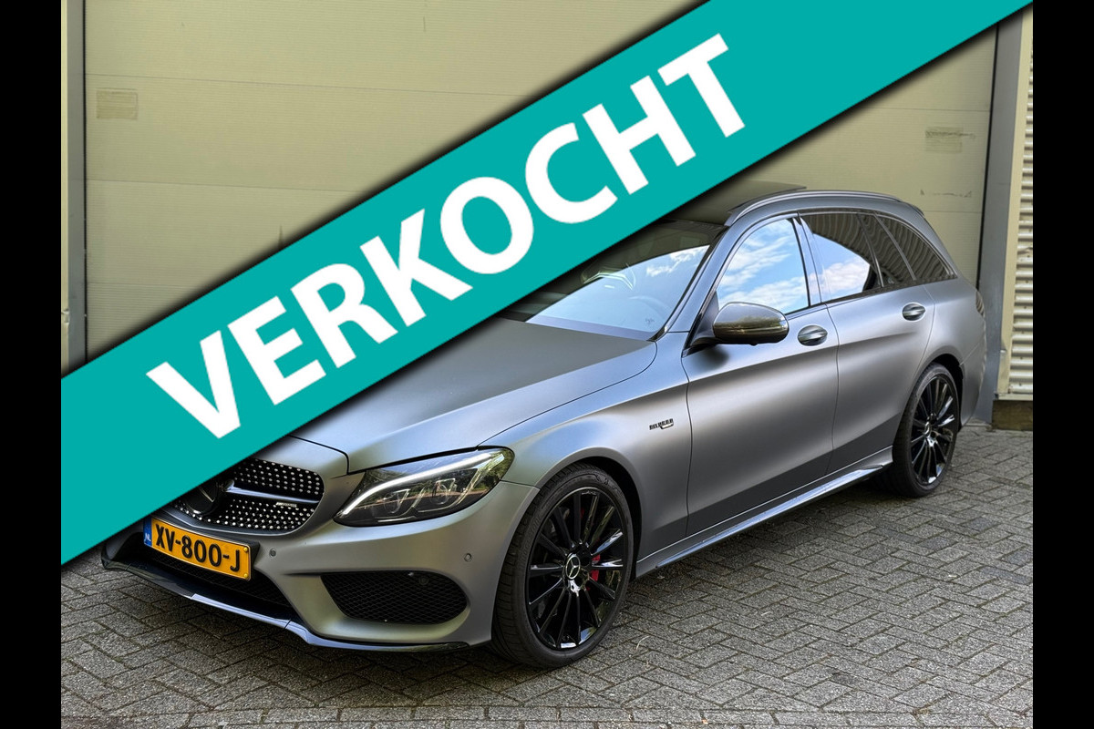 Mercedes-Benz C-Klasse Estate AMG C43 4MATIC Carbon l Performance stoelen l Headup l 360 Camera l 3D Burmester l ILS l AMG Exhaust