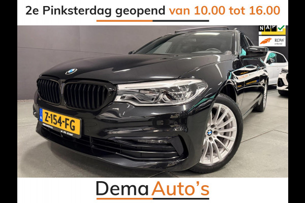 BMW 5 Serie Touring 520i High Executive PANO/LEDER/H-UP/DAB/CARPLAY/SFEERVERL///