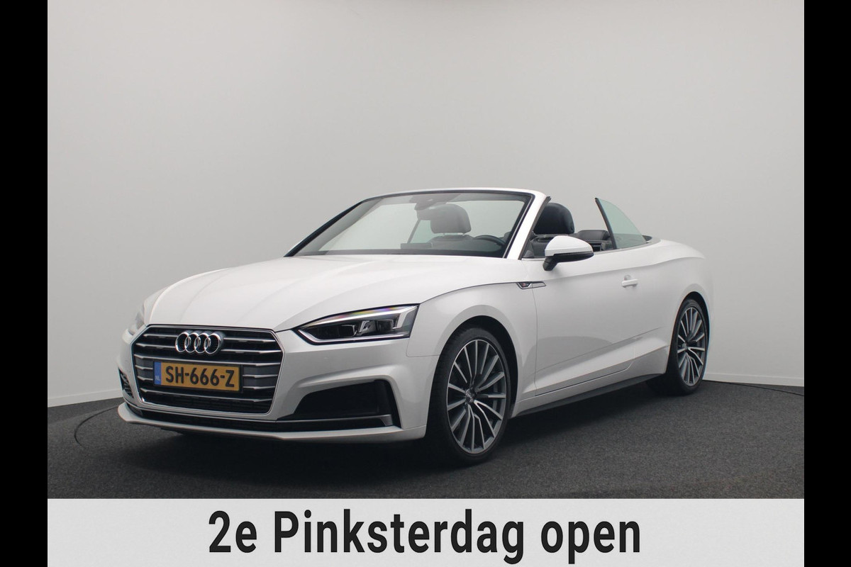 Audi A5 Cabriolet 2.0 TFSI *2 x S-Line* Origineel NL Leder Navigatie Trekhaak Audi A5 Cabriolet 2.0 TFSI *2 x S-Line* Origineel NL Leder Navigatie Trekhaak