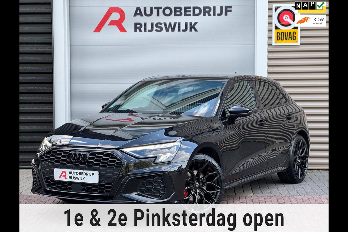 Audi A3 Sportback 40 TFSI e S-Line Black Style Matrix/Camera/Sfeer Audi A3 Sportback 40 TFSI e S-Line Black Style Matrix/Camera/Sfeer