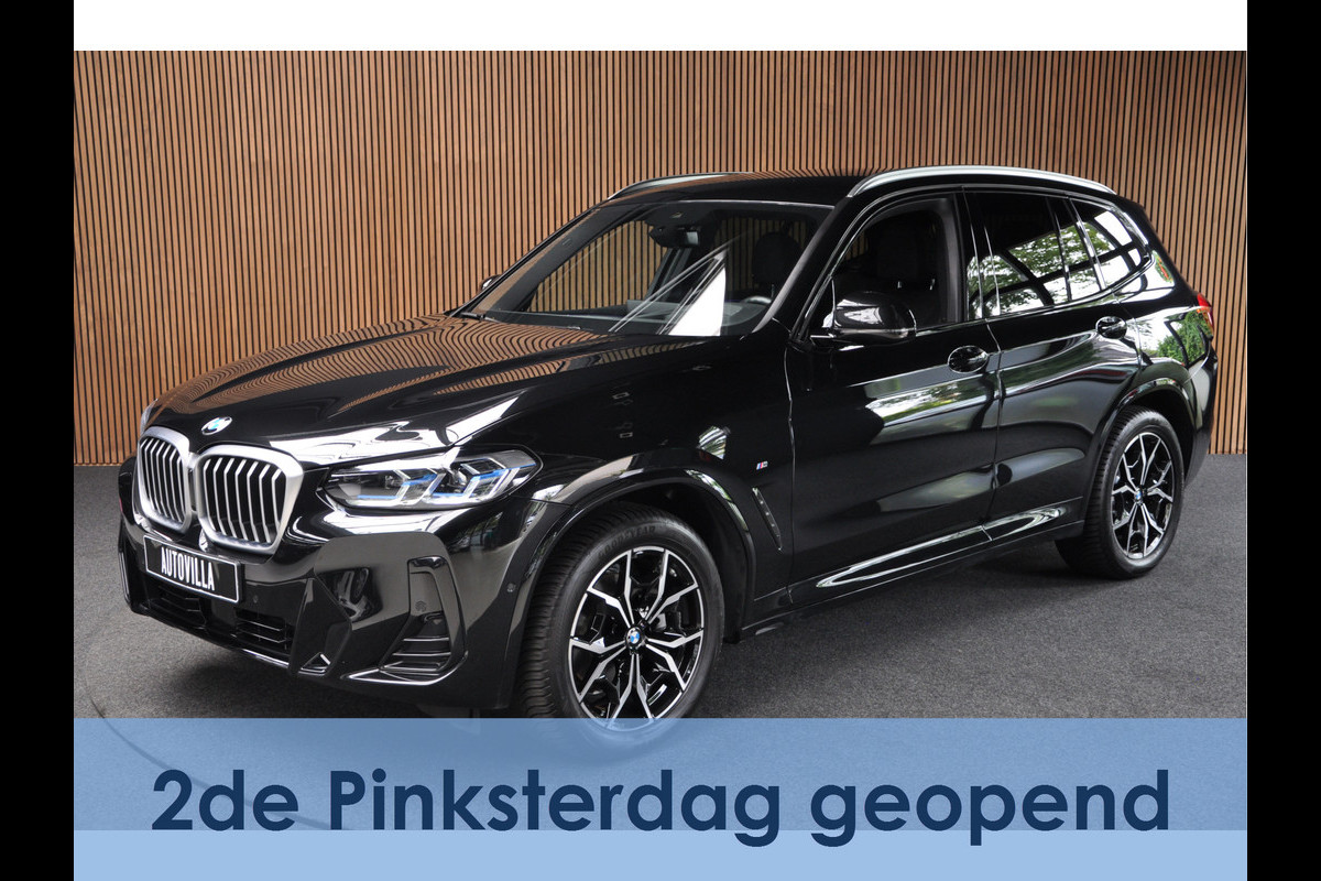 BMW X3 xDrive20i High Exe M-Pakket Leer HUD Camera Laser LED ACC Navi Elektr. achterklep Climate (3-zone) Elektr. trekhaak PDC LM velgen BMW X3 xDrive20i High Exe M-Pakket Leer HUD Camera Laser LED ACC Navi Elektr. achterklep Climate (3-zone) Elektr. trekhaak PDC LM velgen