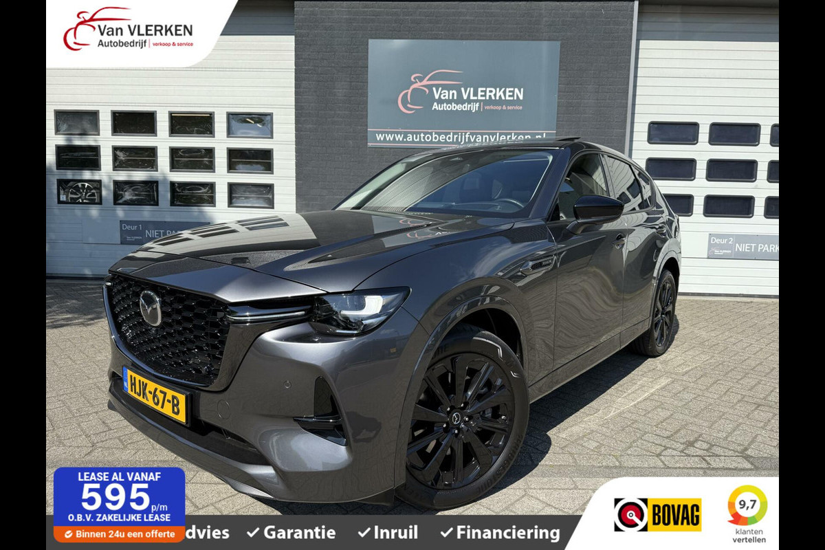 Mazda CX-60 2.5 e-SkyActiv PHEV PANORAMADAK LEER HEAD UP Mazda CX-60 2.5 e-SkyActiv PHEV PANORAMADAK LEER HEAD UP