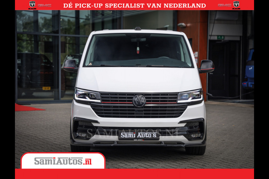 Volkswagen Transporter 2.0 TDI DC L2H1 30 Bulli 6 Persoons | Zeer Dik | In Zeer Goede Conditie | Comfortabele Dubbele Cabine met 6 Zitplaatsen | Body Kit | 20 Inch Brede Zwarte Wielen | Full Led | Camera | 2X Schuif Deuren |