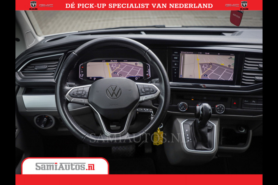 Volkswagen Transporter 2.0 TDI DC L2H1 30 Bulli 6 Persoons | Zeer Dik | In Zeer Goede Conditie | Comfortabele Dubbele Cabine met 6 Zitplaatsen | Body Kit | 20 Inch Brede Zwarte Wielen | Full Led | Camera | 2X Schuif Deuren |