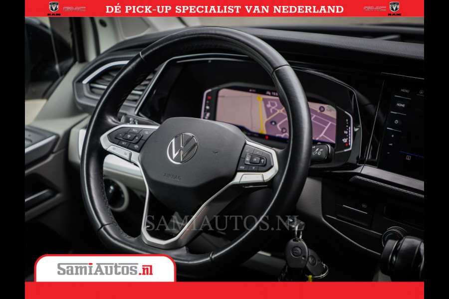 Volkswagen Transporter 2.0 TDI DC L2H1 30 Bulli 6 Persoons | Zeer Dik | In Zeer Goede Conditie | Comfortabele Dubbele Cabine met 6 Zitplaatsen | Body Kit | 20 Inch Brede Zwarte Wielen | Full Led | Camera | 2X Schuif Deuren |